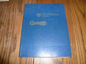 Cadillac 1987 manual de información de servicio - vintage OEM Cimarron - Imagen 1 de 7