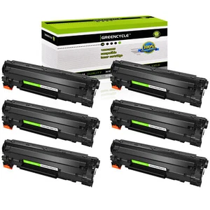 Cartucho de tóner 6PK CE285A 85A BK apto para HP LaserJet M1213nf M1214nfh M1216nfh - Imagen 1 de 18