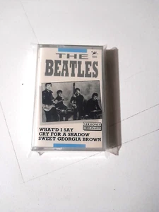 THE BEATLES "WHAT'D I SAY CRY FOR A SHADOW SWEET GEORGIA BROWN" CASSETTE K7 - Picture 1 of 2
