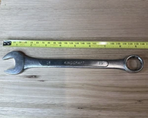 Kingcraft combination spanner 19mm Japanese Brand ex.c - Foto 1 di 2