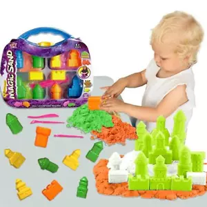 Children Play Dough Modelling 1PCS Moulds Sand Set Dough Shapes with Carry Case - Picture 1 of 9