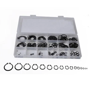 300 Pcs 18 Size Metal Autos Circlip Snap Retaining Ring C-Clips Assortment Set - Foto 1 di 11