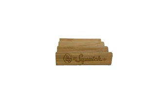 Dr. Squatch Branded Soap Saver Wood Dish Holder Makes Your Soap Last Longer - Picture 1 of 2