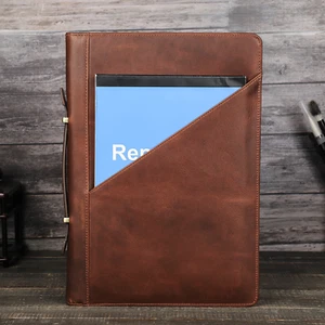 For MacBook Pro 15.4/16 Inch Leather Laptop Bag Cowhide Sleeve Protective Case - Picture 1 of 23