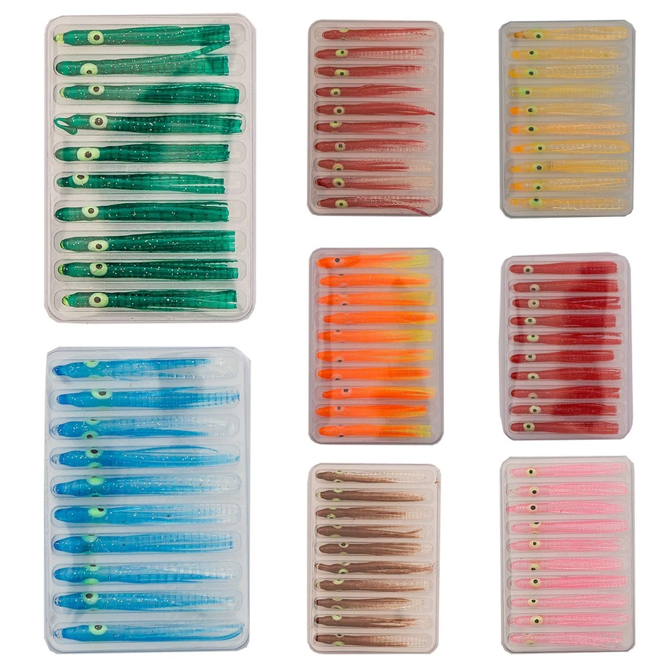 Oktopus Beifänger uv aktiv 4,5 cm Norwegen Dorsch Köder Meeresköder Paternoster - Bild 1 von 1