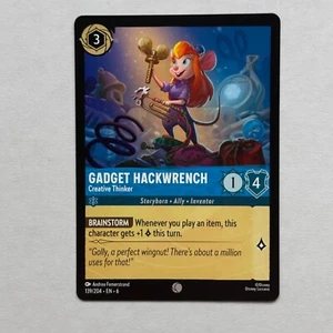Gadget Hackwrench 139/204 Disney Lorcana Azurite Sea Regular Common Card NM - Picture 1 of 2