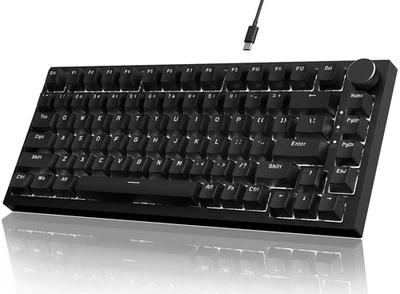 Attack Shark ajazz AK820 Mechanical Gaming Keyboard with Knob 75% Keyboard Ho... - Image 1 of 4
