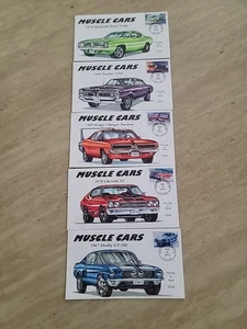 US FDC #4743-4747 2013 COLLINS HANDBEMALT MUSCLE CARS (5) ERSTTAGSBRIEF - Bild 1 von 2