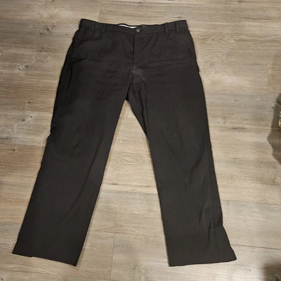 Pantalones chinos de golf Callaway para hombre 40x32 negros de pierna recta frente plano Foto 1 de 4