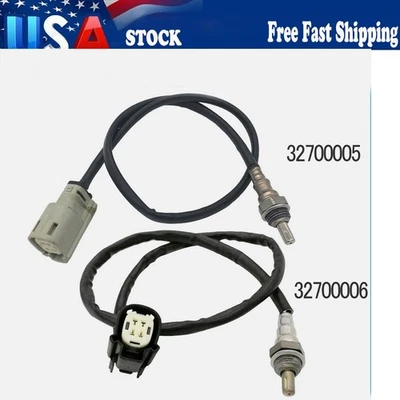 2X Oxygen Sensor Front Rear 32700005 32700006 For Harley Davidson Dyna Fat Bob - Image 1 of 4