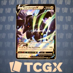 Pokemon - Corviknight V - 109/163 - SWSH05: Battle Styles - Holo - Ultra Rare NM - Picture 1 of 1