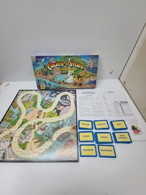 Create A Story 创意写作棋盘游戏 1999 年创作新闻教育游戏 — 第 1/4 张图片