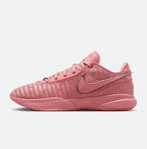 Nike LeBron 20 Drew League Pink Diamond Silver DJ5423-600 Men’s Size 12.5 - Picture 1 of 5