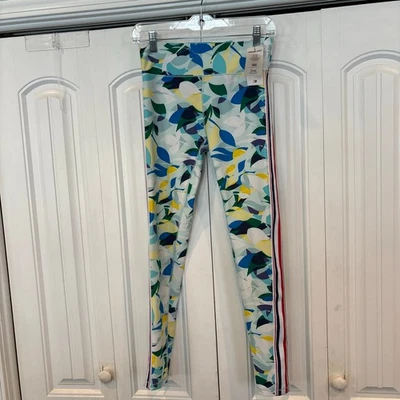 Tommy Hilfiger Sport Blue And White High Rise Leggings Size Small - Image 1 of 4