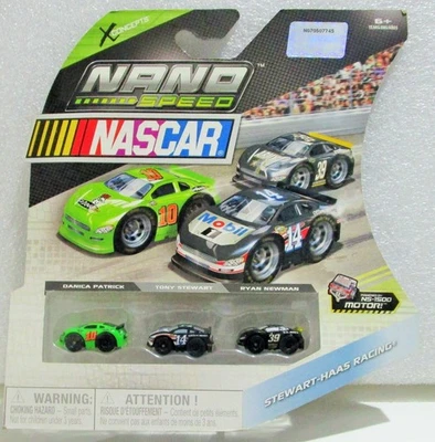 2012 nascar authetics 1:64 #10, #14, and #39 patrick, stewart, newman nano speed - Image 1 of 2