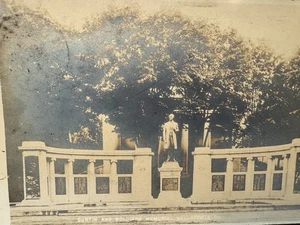 BELLEFONTE PA - RPPC - Cortina y Memorial del Soldado - c1910 - Imagen 1 de 4