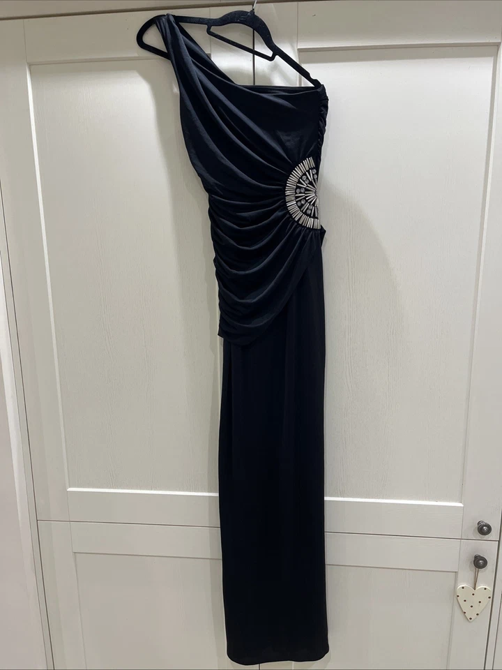 Vestido estilo graduación Lipsy talla pequeña 10 solo usado una vez estado animado Foto 1 de 1