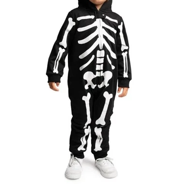 Tipsy эльфов скелет ребенка ясельного возраста размер 2T полный молнии с капюшоном костюм для Хэллоуина - Изображение 1 из 4