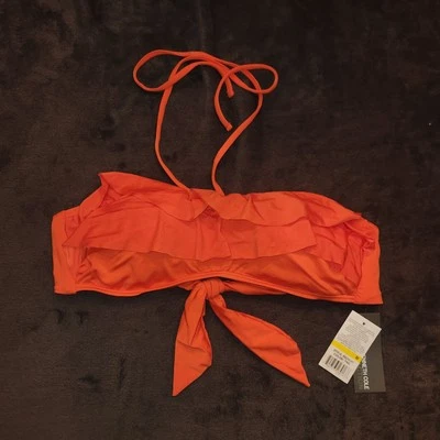 Kenneth Cole New York Traje de Baño Halter Bandeau Bikini Top Talla M RS2SL81 TNG Foto 1 de 3