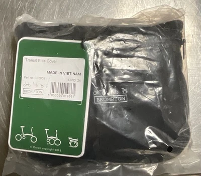 Brompton Bike OEM Rain Cover And Saddle Bag w/ Integrated Pouch New - Image 1 of 2