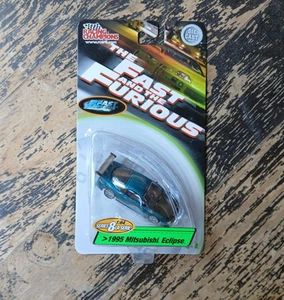 Racing Champions Fast & Furious 1995 Mitsubishi Eclipse MetalFLAKE TEAL Series 8 - Picture 1 of 9