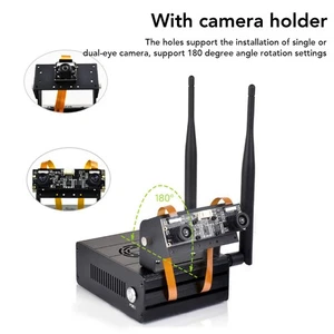 Aluminum Alloy Case For Orin Mini Computer Case With Camera Holder AM - Afbeelding 1 van 24