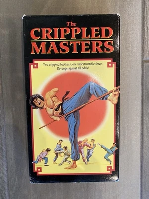 THE CRIPPLED MASTERS VHS KUNG FU RARE OOP WU TANG BRUCE LEE JACKIE CHAN JET LI - Image 1 of 3