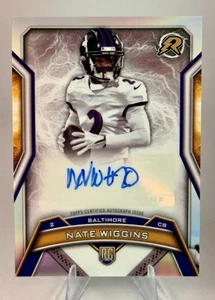 2025 Topps Resurgence Nate Wiggins Rookie Signatures Refractor #RRS-NW AUTO Bal - Picture 1 of 4