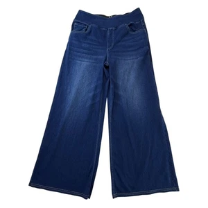 Halara Damen Wide Leg Blue Denim Jeans Gr. 29 dehnbar fließend bequem  - Bild 1 von 7