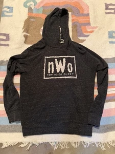 WWE New World Order NWO Black Hoodie WWE Size XL WCW Hulk Hogan - Bild 1 von 8