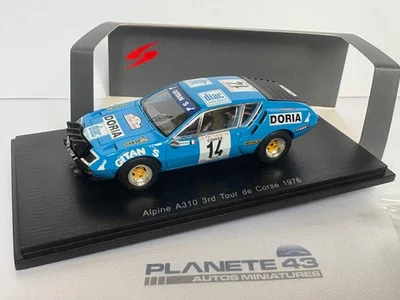 SPARK ALPINE A310 #14 3RD TOUR DE CORSE 1976 1/43 - Photo 1/4