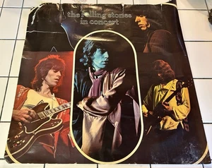 Rare ROLLING STONES In Concert POSTER 24”x24” Vintage 1970’s ROCK Mick Taylor - Picture 1 of 10