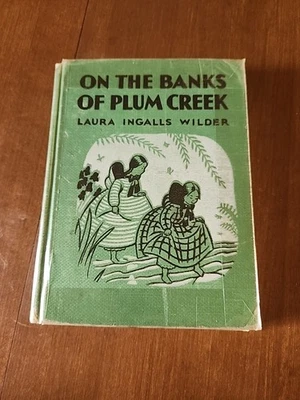 1937 Laura Ingalls Wilder On The Banks of Plum Creek Hardcover 1st Edition Book Foto 1 de 4