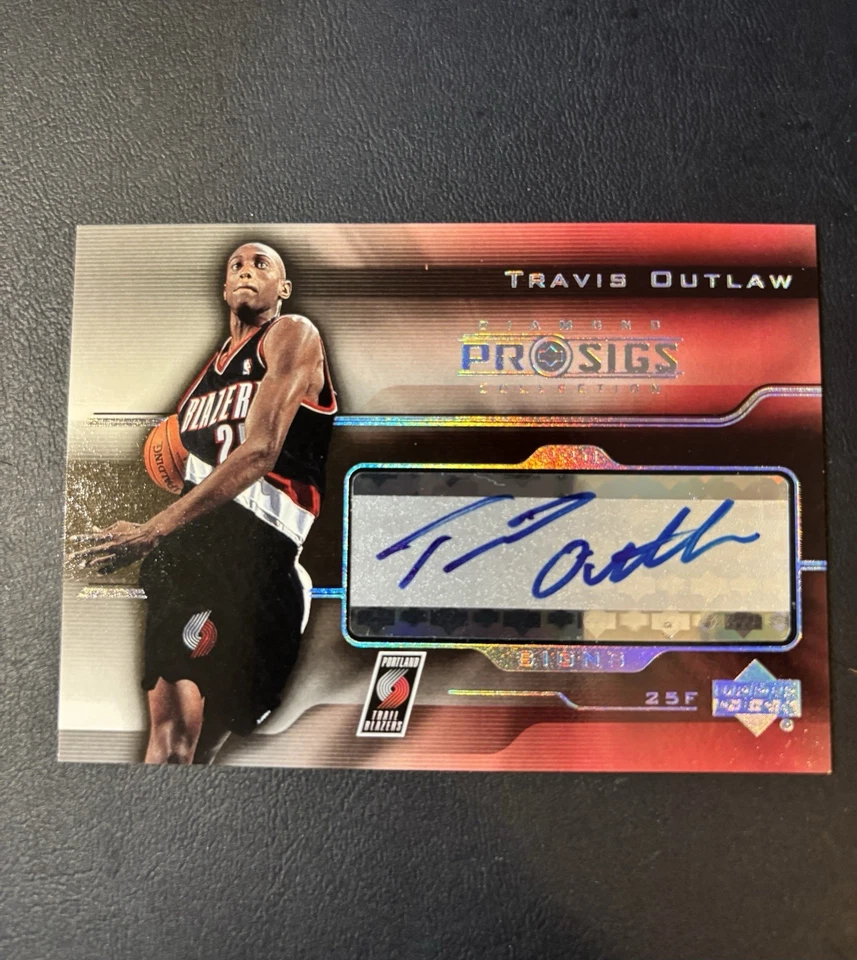 2004-05 Upper Deck Pro Sigs Diamond Collection - Pro Signs Travis Outlaw RC - Image 1 of 2