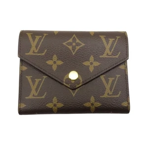 LOUIS VUITTON Victorine Trifold Small Wallet Monogram Canvas Brown M41938 - Picture 1 of 12