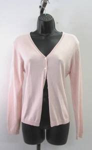 Brooks Brothers Women Vintage Cardigan Sweater Pink V-Neck Button Front Size M - Picture 1 of 2