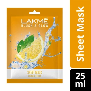 Lakme Blush & Glow Lemon Sheet Mask Fruit Facial Like Glow (25ml) - Picture 1 of 4