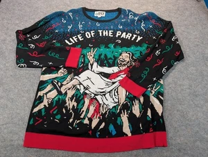 Suéter Feo Fiesta Navidad Para Hombres 4XL Negro Vida de la Fiesta Vacaciones Tejido - Imagen 1 de 7