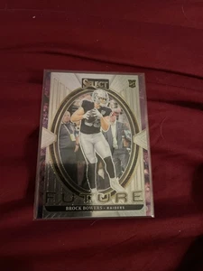 Tarjeta paralela de Brock Bowers de novato Prizm de fútbol americano selecto 2024 - Imagen 1 de 2