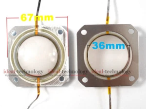 1 pieza bobina de voz de 36 mm para Mackie 350 V1, B&C DE12 y así sucesivamente - Imagen 1 de 4