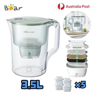 Bear Water Filter Jug 3.5L Portable Purifier Filters Carbon Filter Cartridges AU - Picture 1 of 12