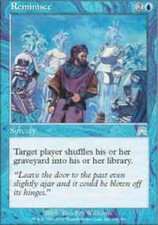 MTG magic cards 2x x2 Light Play, English Reminisce Onslaught