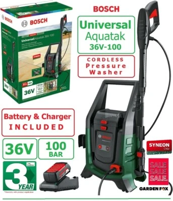 new - BOSCH Universal AQUATAK 36V Pressure Washer 06008C7070 4053423255706 ZTW - Image 1 of 4