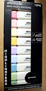 YOOBI ALTITUDE 10 Multicolor Mini Textmarker in recycelten Kunststofffässern - Bild 1 von 2