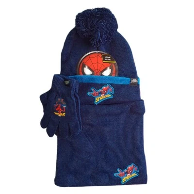 MARVEL SPIDERMAN SET 3 PEZZI CAPPELLO + GUANTI + SCALDACOLLO