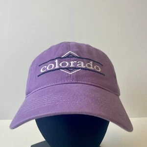 Colorado Women’s Strapback Hook And Loop Purple Hat Baseball Cap JHats - Picture 1 of 12