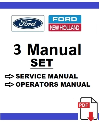 GT85 Ford Tractores Cortadoras de césped Manual de servicio Operadores de reparación Cableado PDF USB Foto 1 de 4