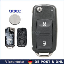 Auto Klapp Schlüssel 2 Tasten Gehäuse Für VW Golf Amarok T5 T6 Bora Skoda Seat