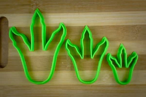 Tyrannosaurus Rex Fußabdruck - T-Rex Fußabdruck Pfote - Ausstechform Multi-Size - Bild 1 von 10