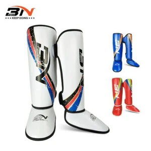 Protector de piernas Sanda para niños Muay Thai boxeo guardias de kickboxing empeines MMA - Imagen 1 de 8